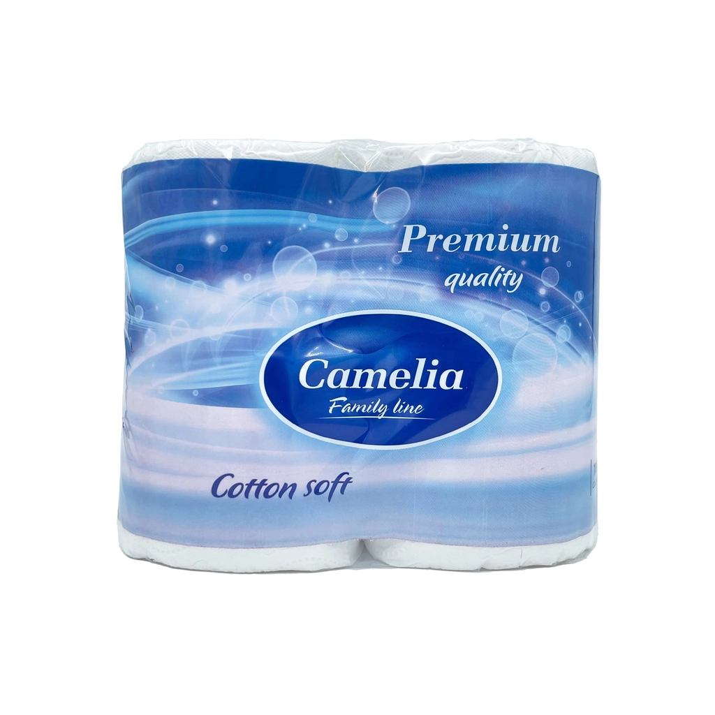 Туалетний папір Camelia Premium 3 шари 4 рулони (8606111248014) - зображення 1