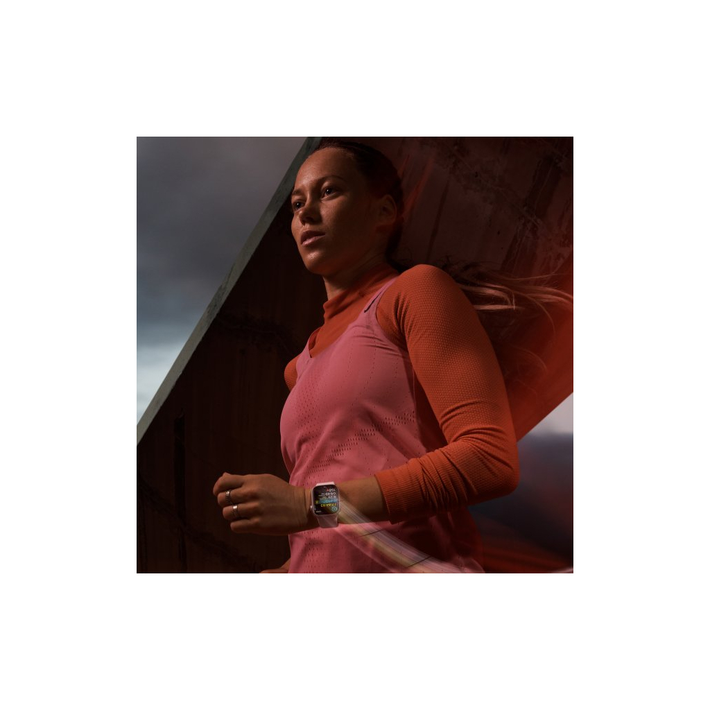 Смарт-годинник Apple Watch Series 9 GPS 41mm Pink Aluminium Case with Light Pink Sport Loop (MR953QP/A) - зображення 5