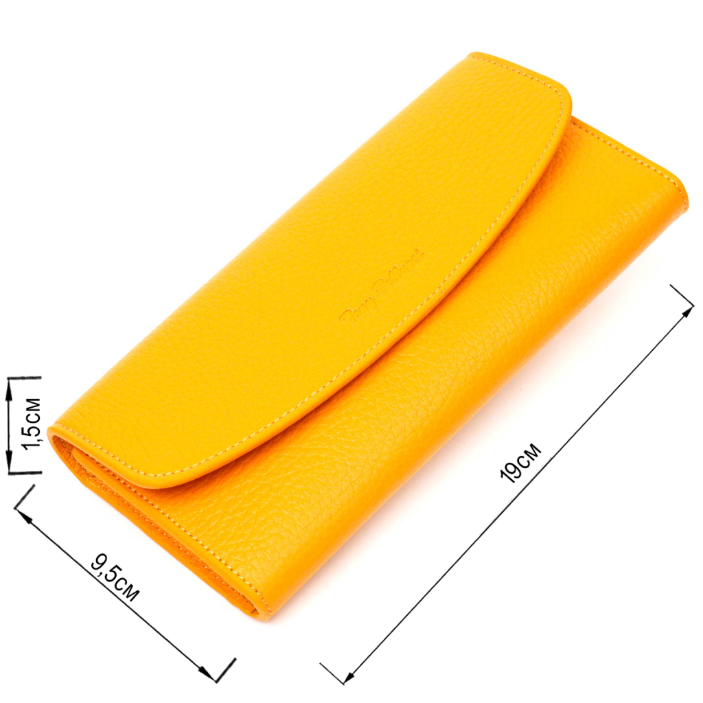 Гаманець Tony Bellucci З натуральної шкіри Жовтий (21978) - зображення 3