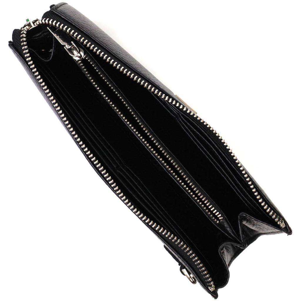 Гаманець Bond Accessories З натуральної шкіри флотар Чорна (22050) - зображення 6