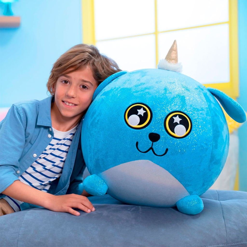 М'яка іграшка Biggies серії Fantasy - Синій песик (надувна іграшка, насос) (BIG001-UD) - зображення 10