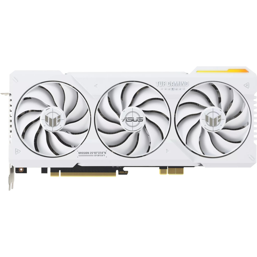 Відеокарта ASUS GeForce RTX4070Ti SUPER 16Gb BTF WHITE OC Edition (TUF-RTX4070TIS-O16G-BTF-WHITE) - зображення 1