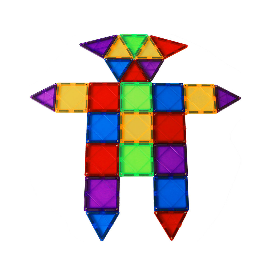 Конструктор Magplayer магнітні плитки 70 ел. (MPL-70) - изображение 10