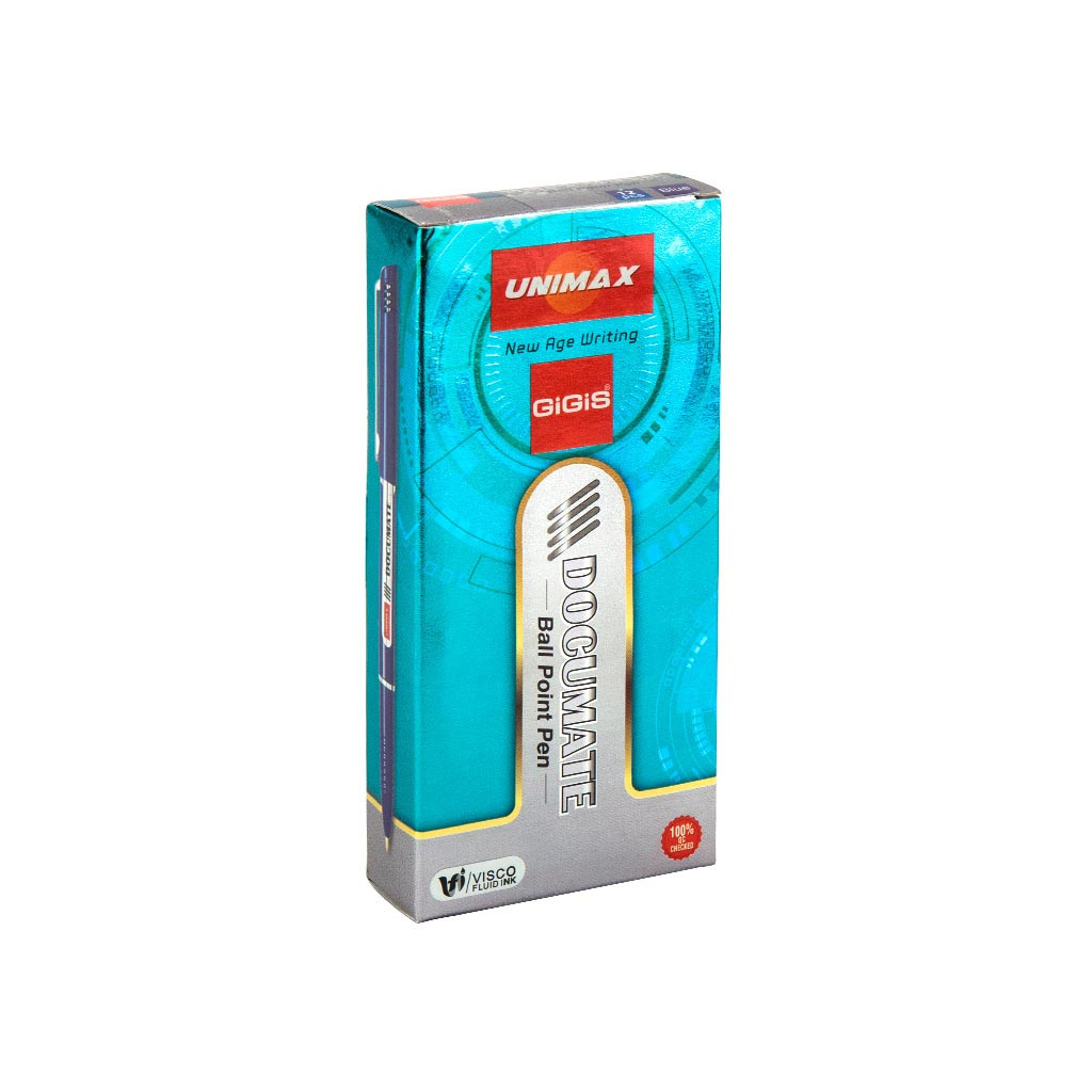 Ручка кулькова Unimax Documate, синя (UX-120-02) - зображення 3