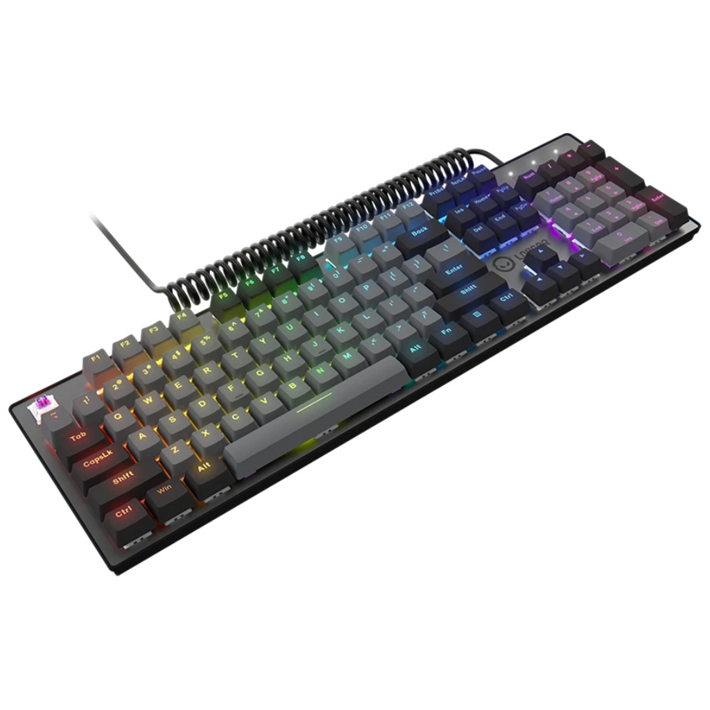 Клавіатура Lorgar Azar 514 RGB USB UA Black (LRG-GK514B-UA) - зображення 2