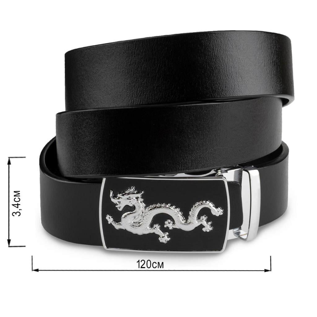 Ремінь Vintage Чоловічий Чорний (20256) - зображення 3