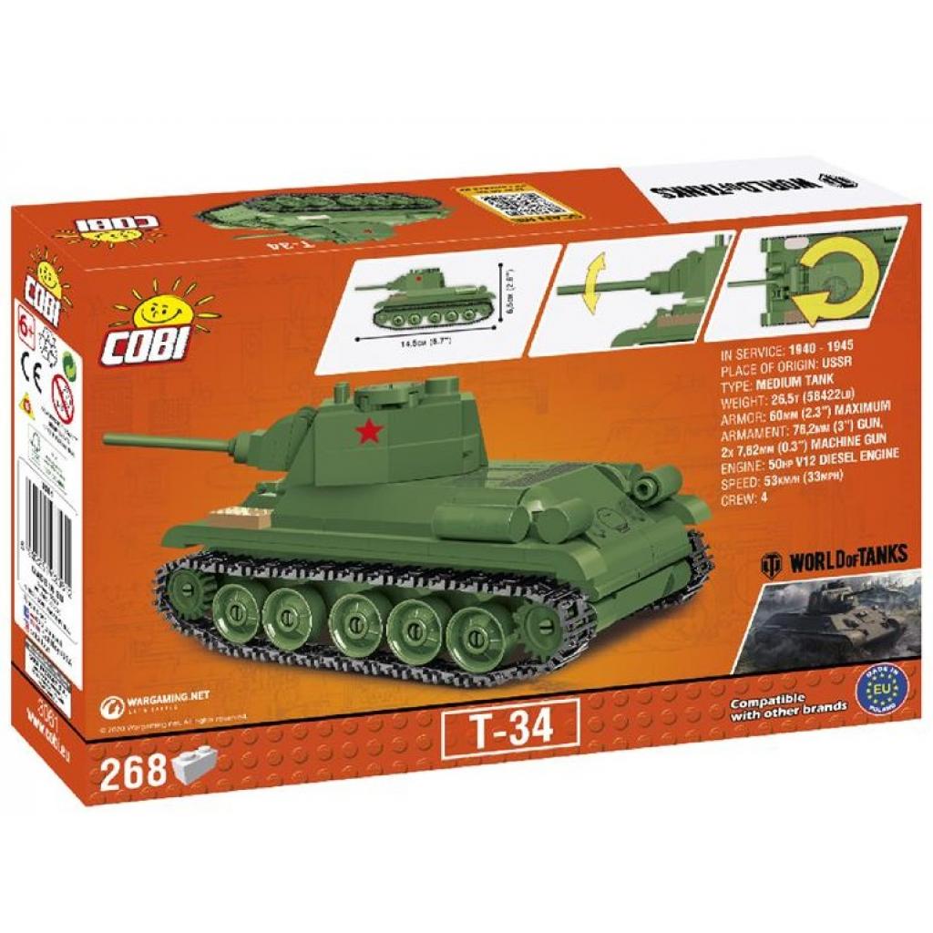 Конструктор Cobi Танк Т-34, 268 деталей (COBI-3061) - зображення 5