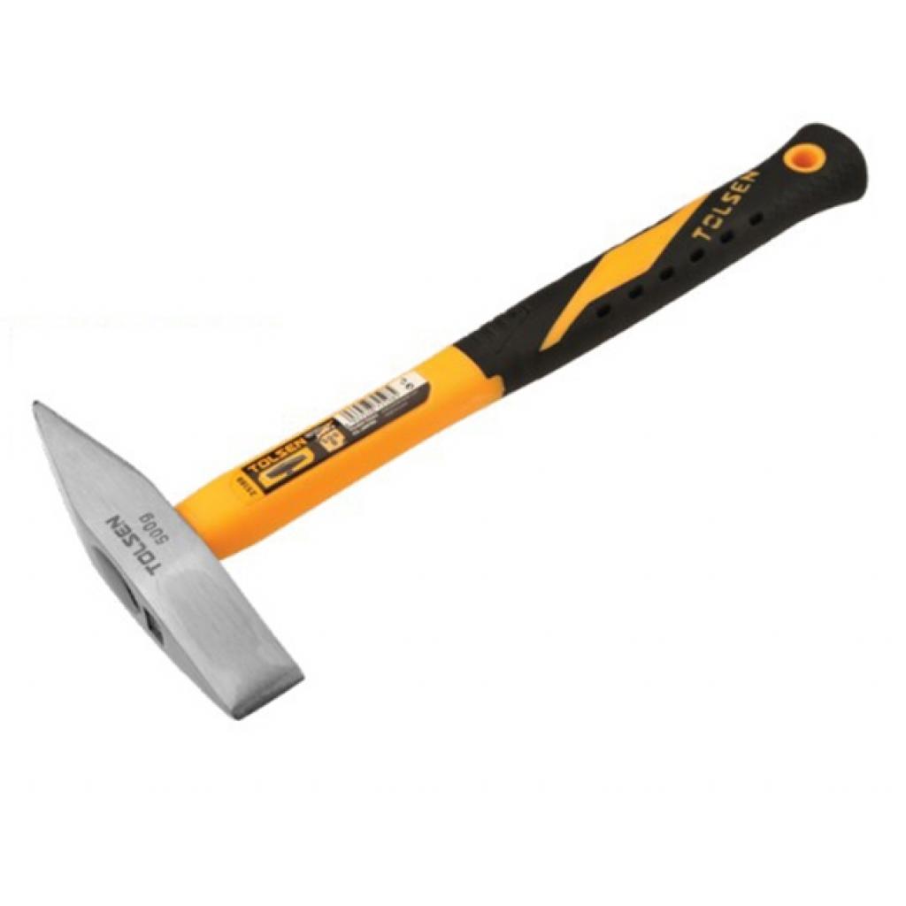 Молоток Tolsen зварювальника 500 г ручка скловолокно (25188) - зображення 1