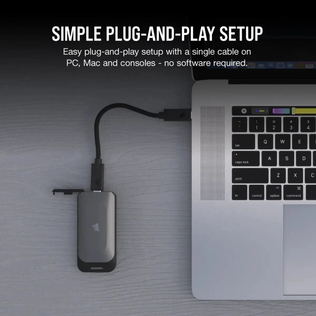 Накопичувач SSD USB 3.2 4TB Corsair (CSSD-EX100U4TB) - зображення 7