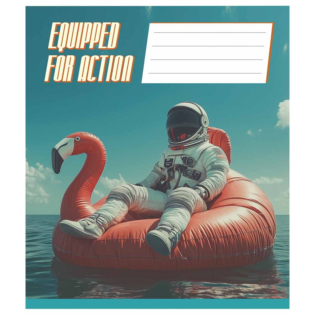 Зошит Школярик Equipped for action 36 аркушів клітинка (036-3519K) - зображення 5