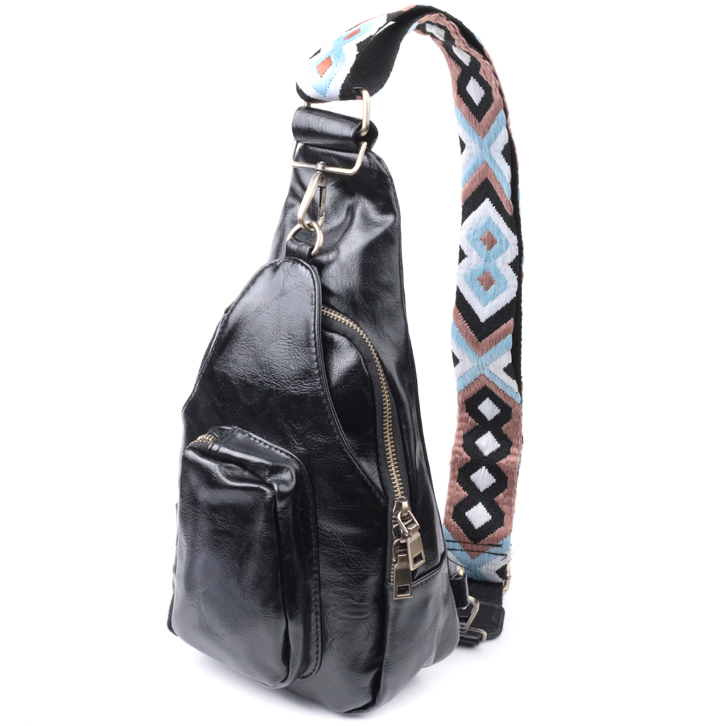 Сумка Vintage Жіноча з екошкіри Чорна (22776) - зображення 1