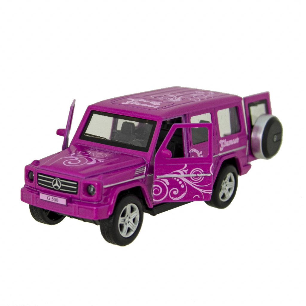 Машина Технопарк Glamcar Mercedes-Benz G-class Фіолетовий (GCLASS-12GRL-LIL) - зображення 7