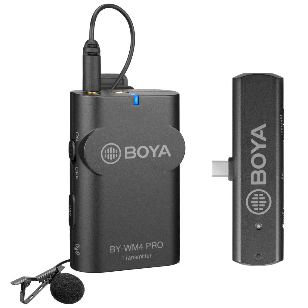 Мікрофон Boya BY-WM4 Pro-K5 USB Type-C, Mini-Jack (3.5 мм) (BY-WM4 Pro-K5) - зображення 1