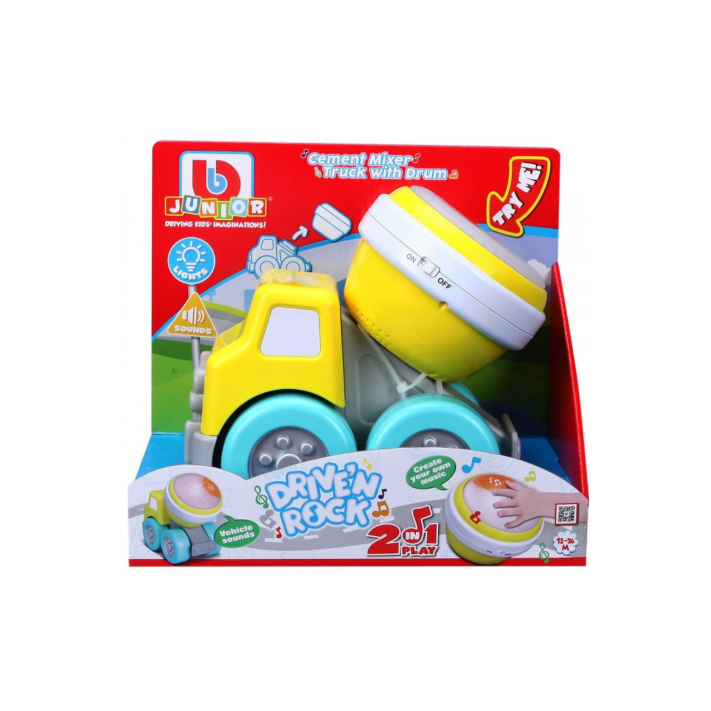 Спецтехніка Bb Junior Drive 'N Rock - Бетонозмішувач (16-89032) - зображення 6