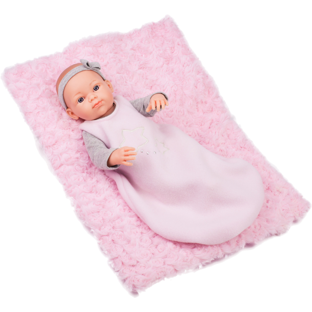 Пупс Paola Reina великий Роза з ковдрою (05108) - зображення 1