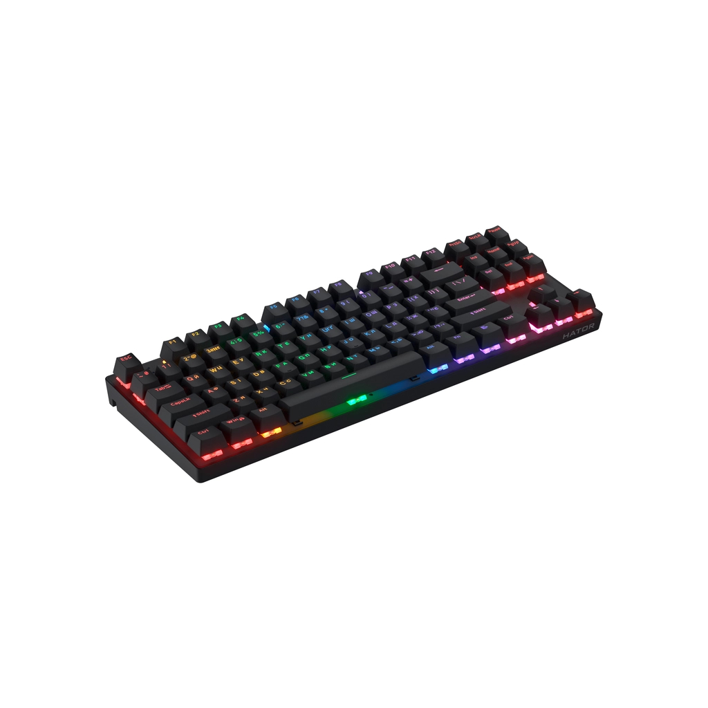 Клавіатура Hator Icefall Mecha TKL Rainbow Wireless/USB Black (HTK287UA) - зображення 4
