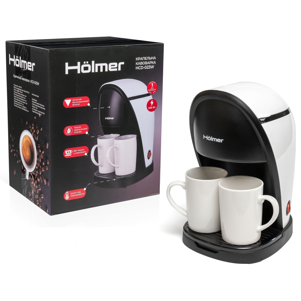 Крапельна кавоварка Hölmer HCD-023W - зображення 8