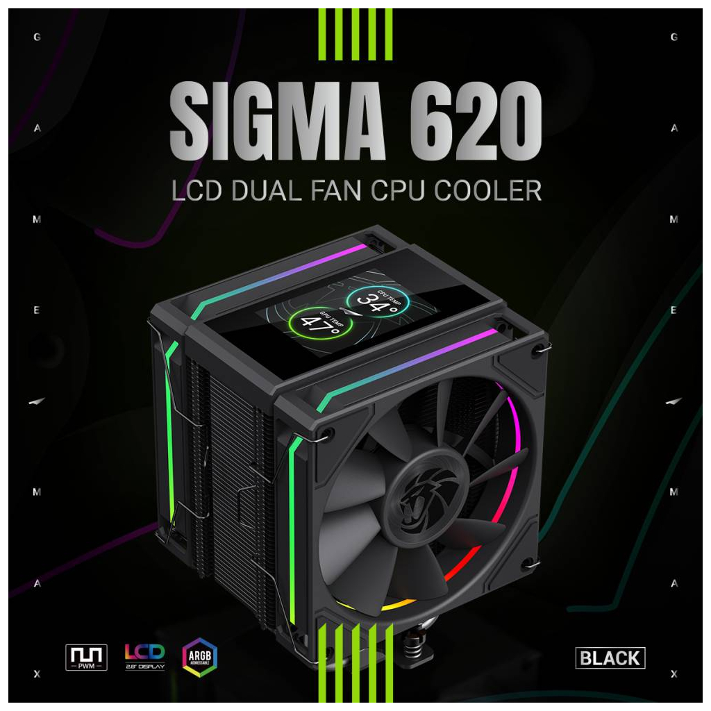 Кулер до процесора Gamemax SIGMA 620 BK - зображення 8