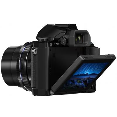 Цифровий фотоапарат Olympus E-M10 Pancake Zoom 14-42 mm Kit black (V207023BE000) - зображення 4