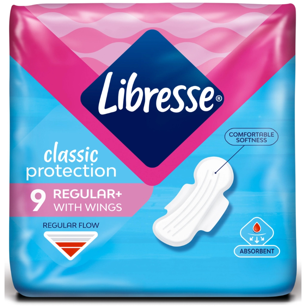 Гігієнічні прокладки Libresse Classic Protection Regular 9 шт. (7322541233390) - зображення 2