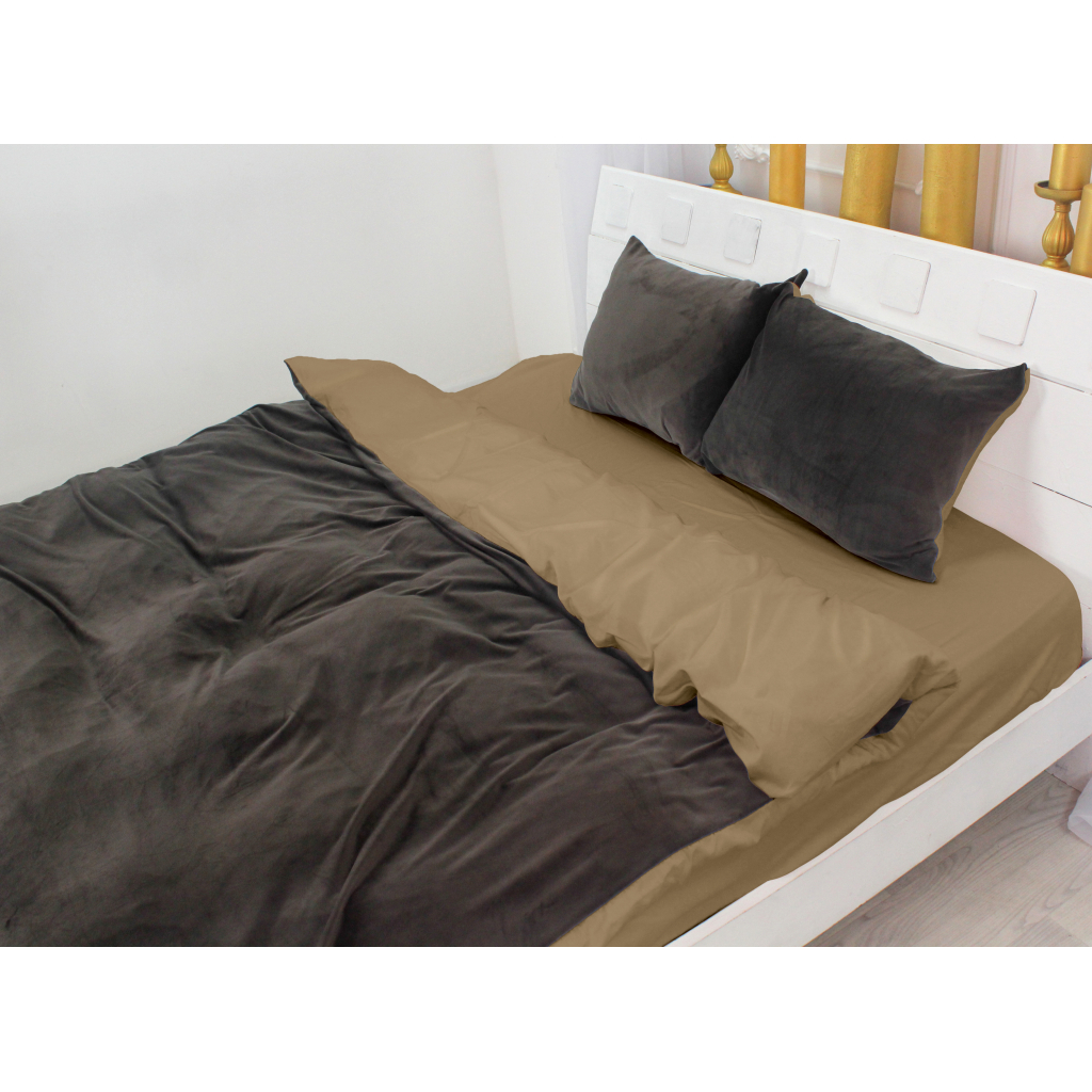 Постільна білизна MirSon Велюр Winter Delicate 28-0069 Trombone King Size (2200004053424) - зображення 2