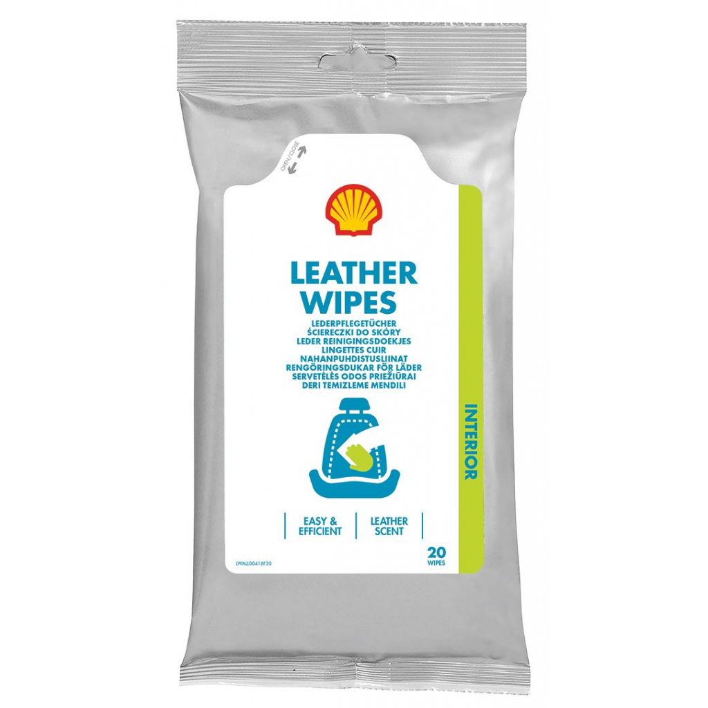Автомобільна серветка Shell Leather Wipes (73234) - изображение 1