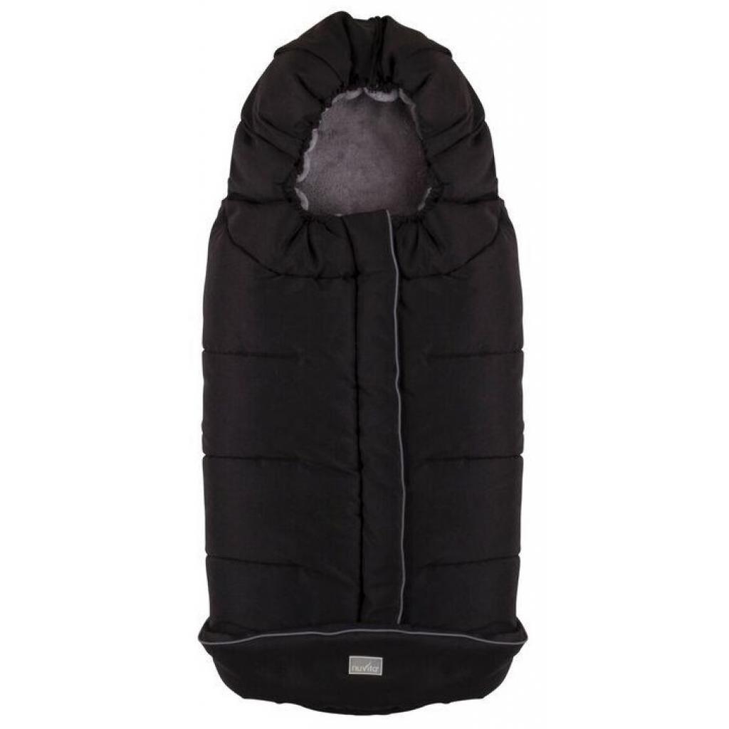 Зимовий конверт Nuvita CITY JUNIOR чорний/сірий (NV9545CITYJRBLACK) - зображення 1