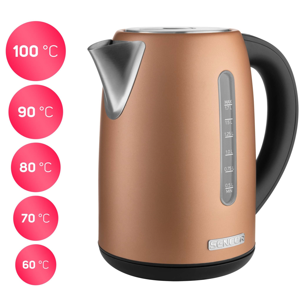 Електрочайник Sencor SWK 7706GD (SWK7706GD) - зображення 8