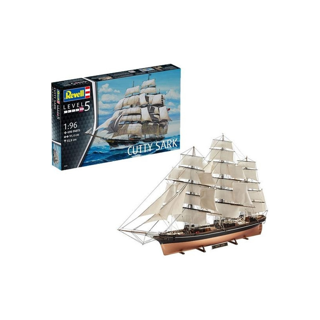 Збірна модель Revell Кліпер "Катті Сарк" рівень 5 масштаб 1:96 (RVL-05422) - зображення 2
