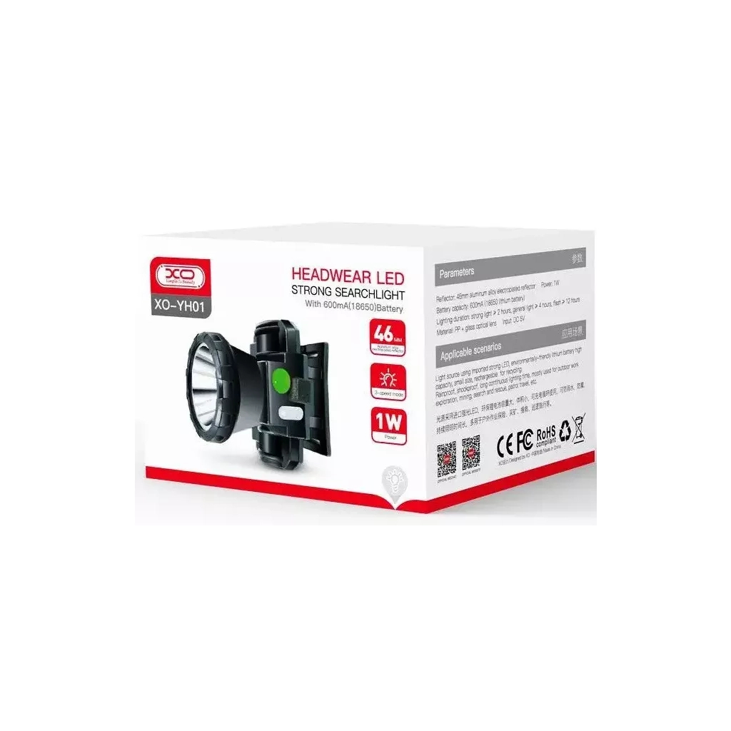 Ліхтар XoKo ХО YH01 600 mAh (XK-ХО YH01) - зображення 4