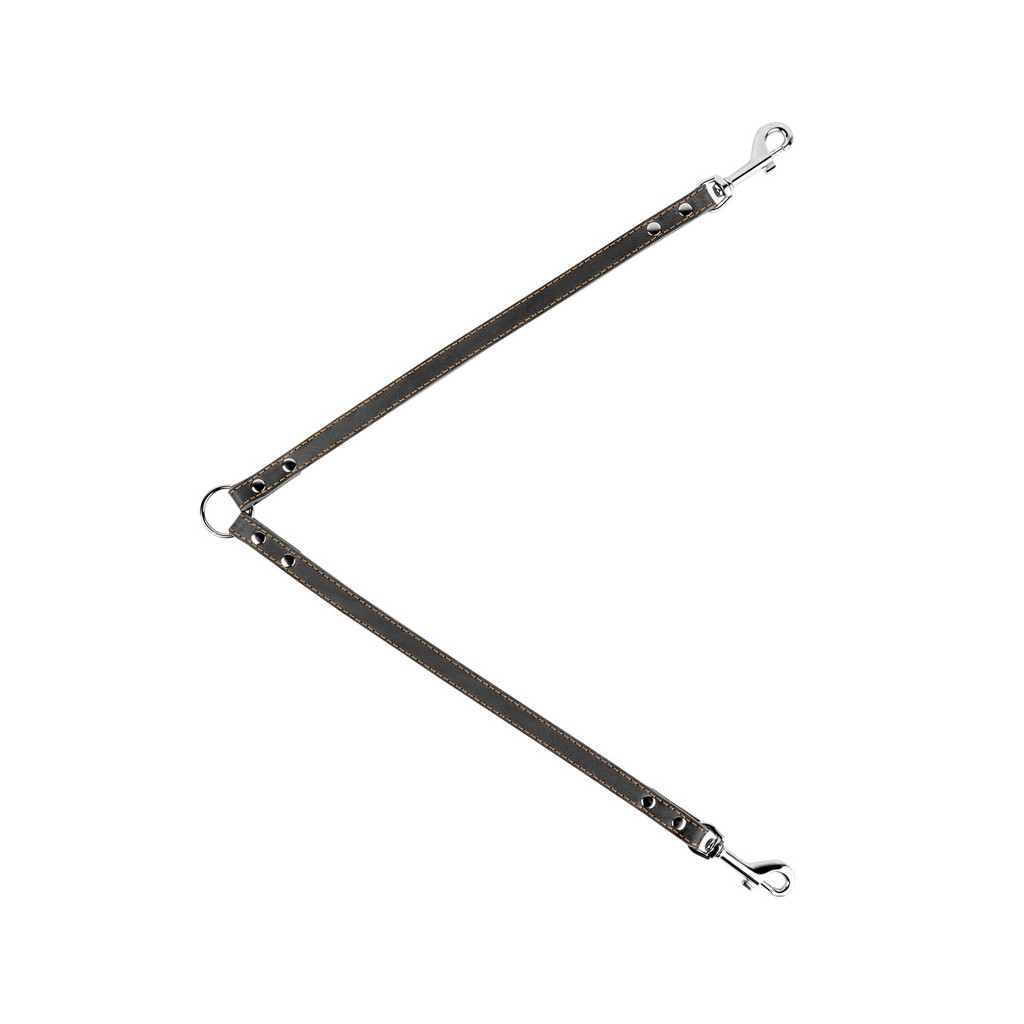 Повідець для собак Collar спарка Ш 14 мм Д 40 см чорний (00431) - зображення 1