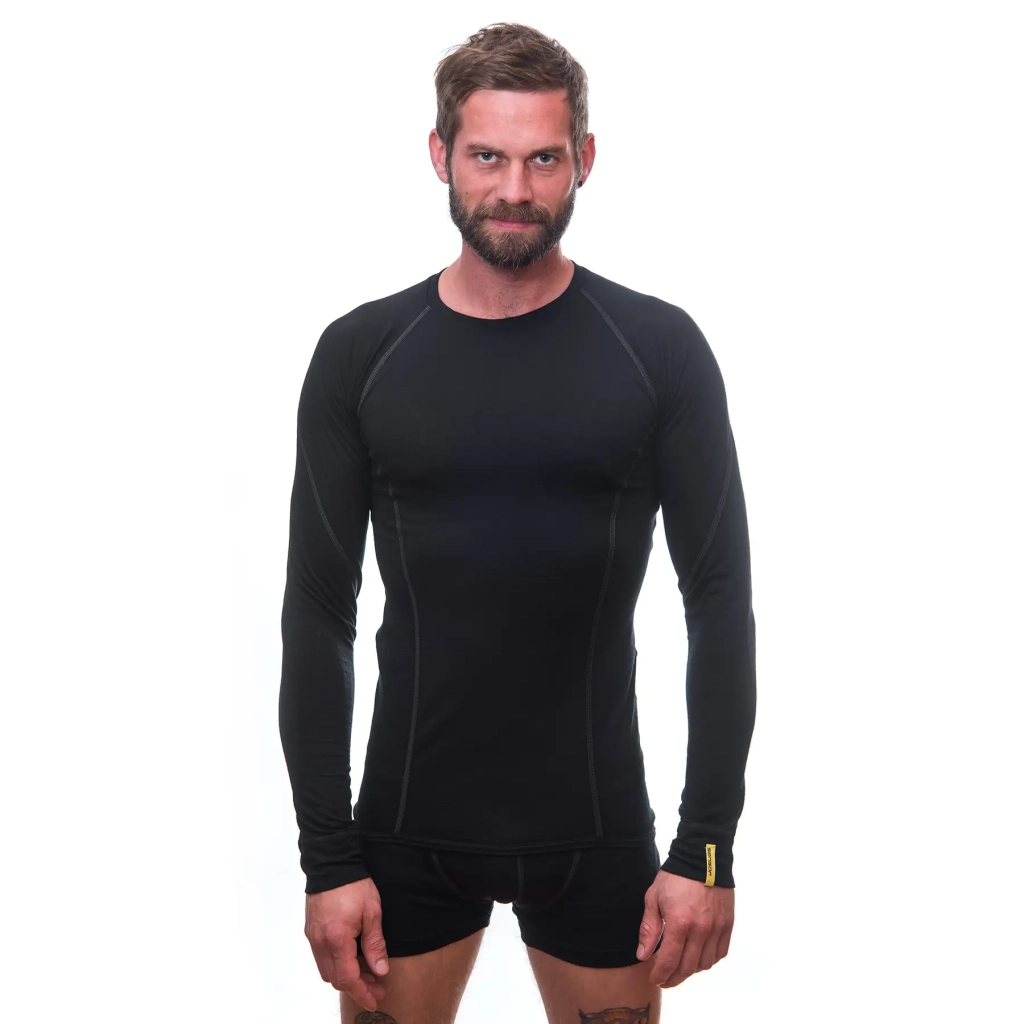 Термокофта Sensor Merino Active LS black 11109033 S (SM11MA-black-S) - зображення 4