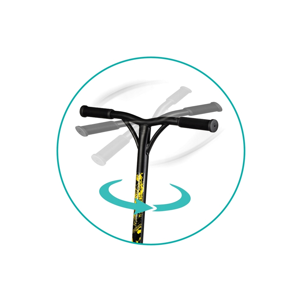 Самокат Qkids Ivo трюковий Yellow (KIDS00028) - зображення 5