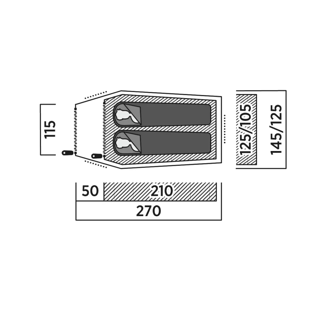 Намет Easy Camp Reindal 2 (120471) (931543) - зображення 7