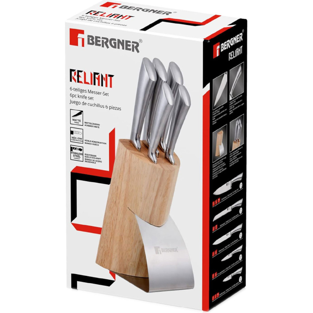 Набір ножів Bergner Reliant 6 предметів (BG-4205-MM) - зображення 2