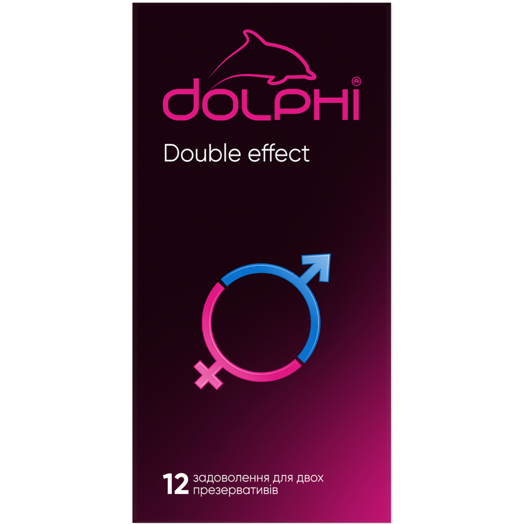 Презервативи Dolphi Double Effect 12 шт. (4820144772986) - изображение 1