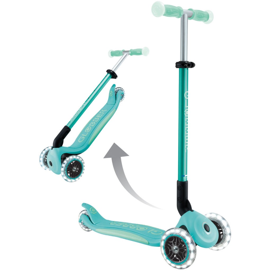 Самокат Globber Elite колеса з підсвіткою М'ятний (839-206) - изображение 8
