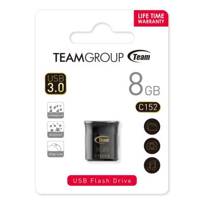 USB флеш накопичувач Team 8GB C152 Black USB3.0 (TC15238GB01) - зображення 2