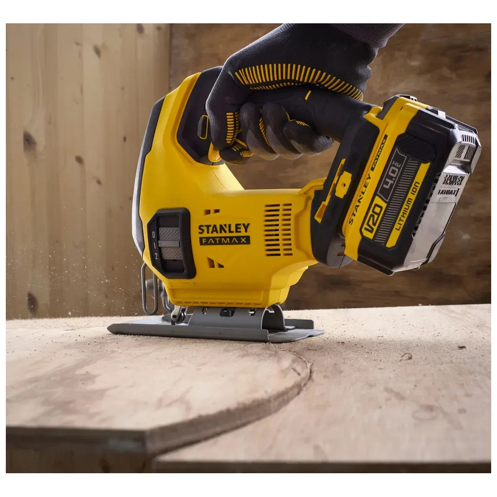 Електролобзик Stanley FatMax, Li-Ion 18V (V20), 2.500 хід/хв (без АКБ та ЗП) (SFMCS600B) - изображение 10