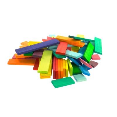 Конструктор Nic дерев'яний Будівельні пластини 64 ел. (NIC523302) - зображення 2