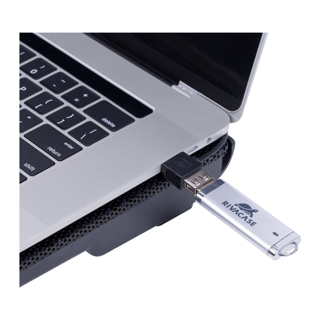 Підставка до ноутбука RivaCase до 15,6" Black (5552 plastic) - зображення 8