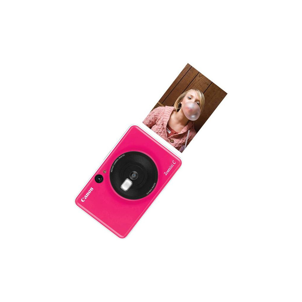 Камера миттєвого друку Canon ZOEMINI C CV123 Bubble Gum Pink (3884C005) - зображення 3