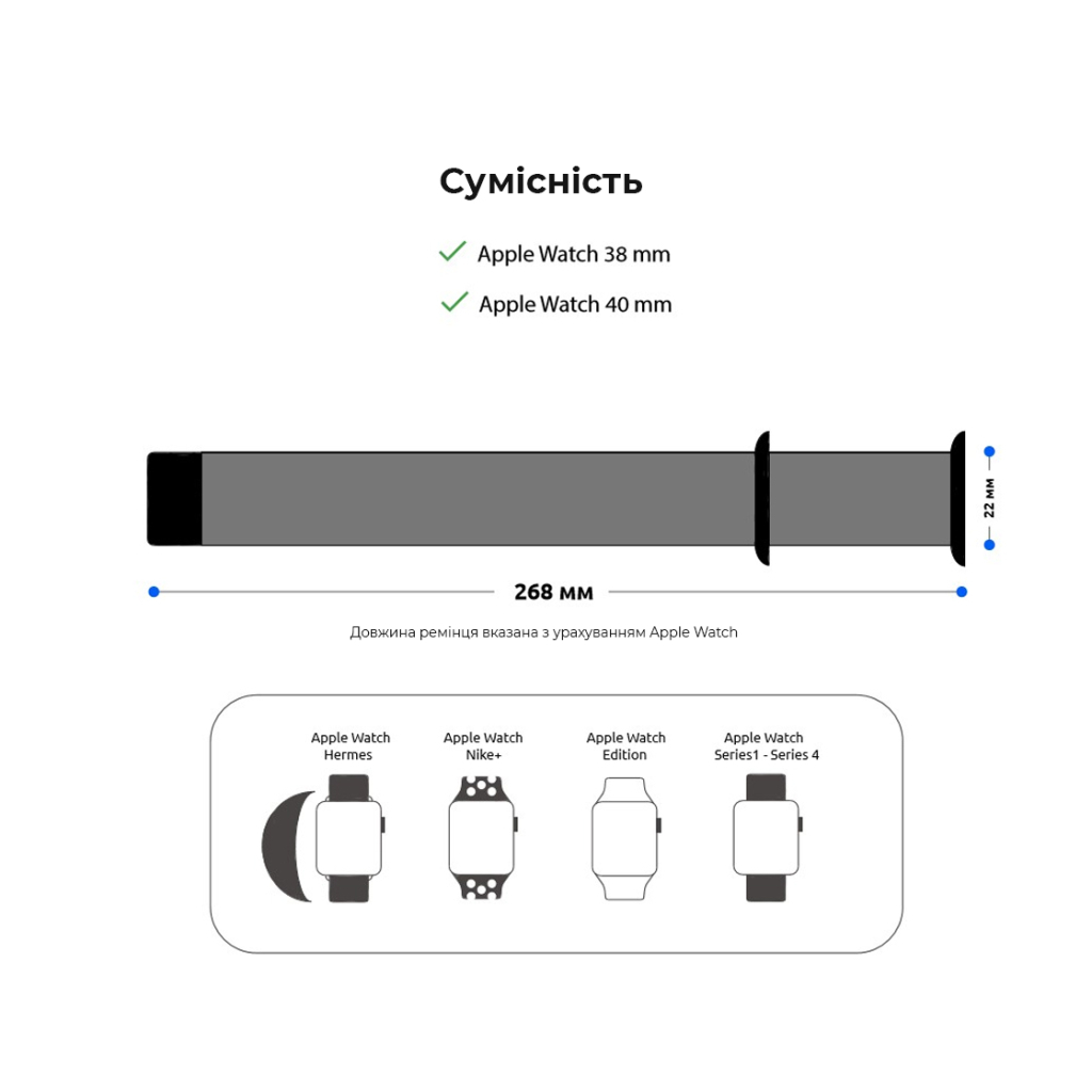 Ремінець до смарт-годинника Armorstandart Sport Band (3 Straps) для Apple Watch 42 (Series 11-10)/41/40/38 Grey (ARM51941) - зображення 4