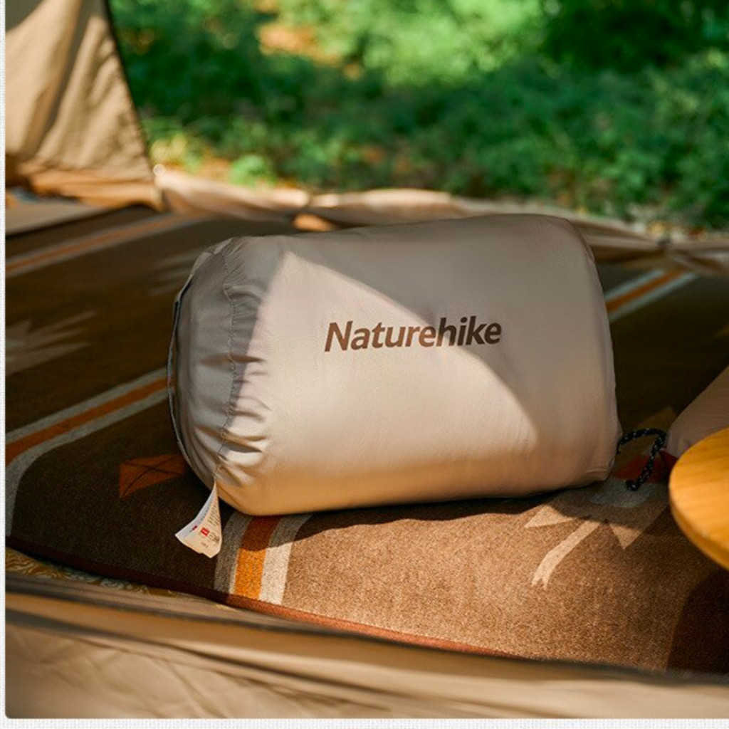 Спальний мішок Naturehike з капюшоном B400 NH21MSD11 Beige (6927595788301) - зображення 9