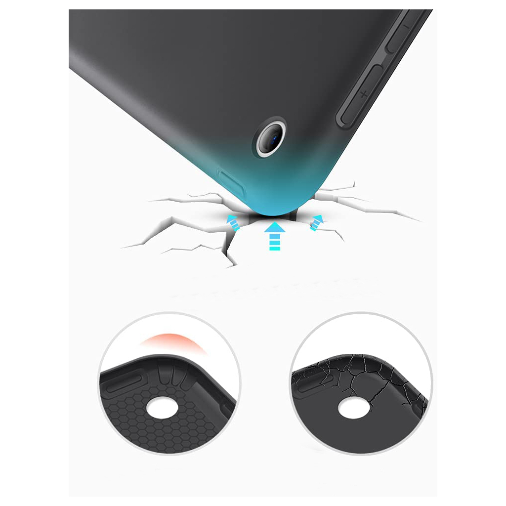 Чохол до планшета BeCover Tri Fold Soft TPU Silicone Apple iPad Air 4 10.9 2020/2021 Black (706869) - зображення 4