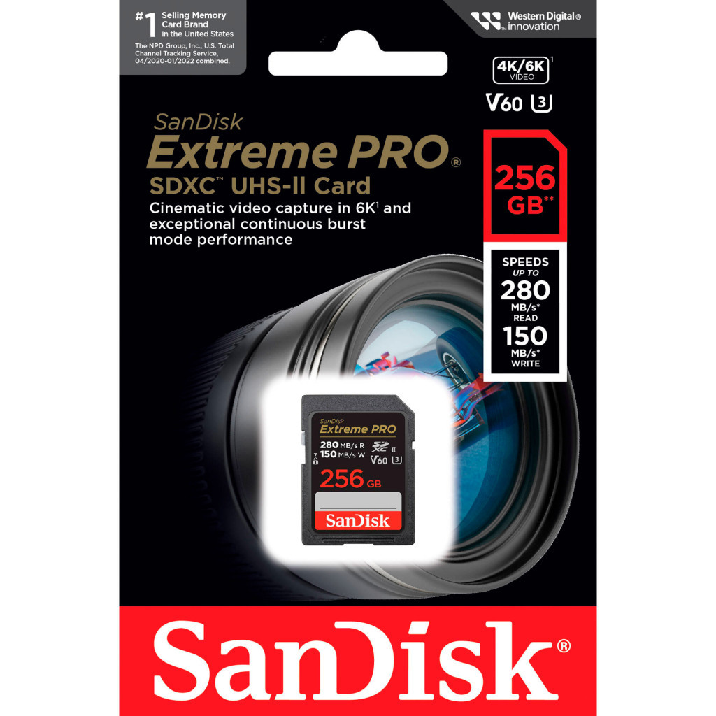 Карта пам'яті SanDisk 256GB SDXC class 10 UHS-I Extreme Pro (SDSDXEP-256G-GN4IN) - зображення 3