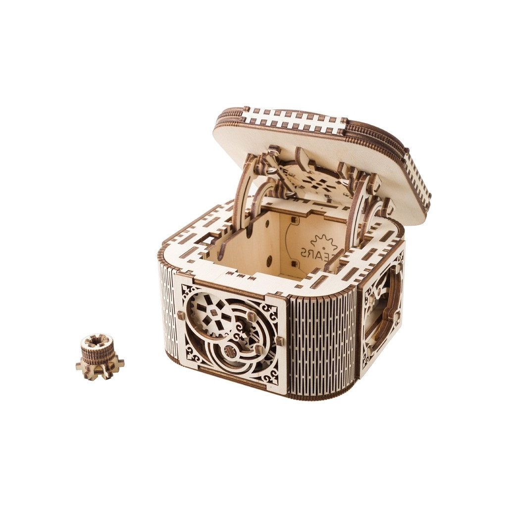 Конструктор Ugears механічний Скринька з секретом (70031) - зображення 6