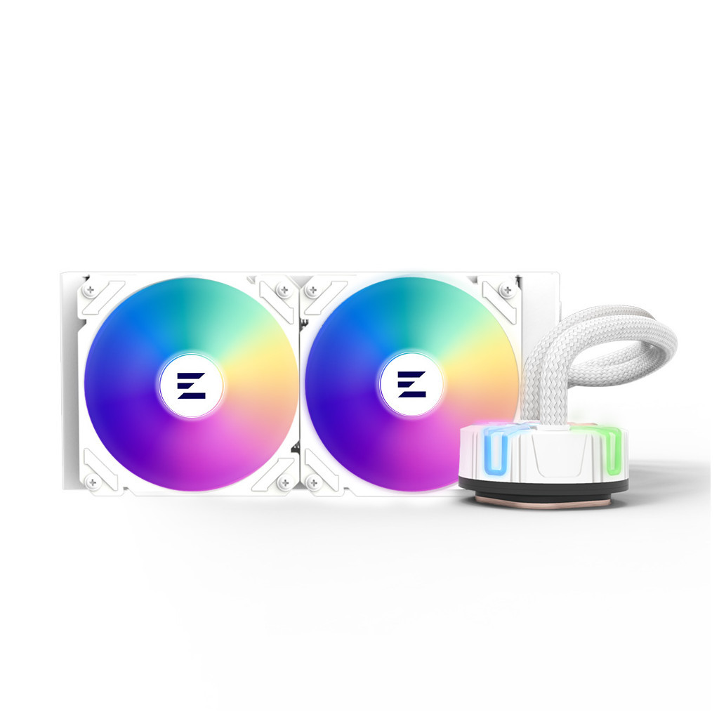 Система рідинного охолодження Zalman RESERATOR5Z24ARGBWHITE - зображення 1