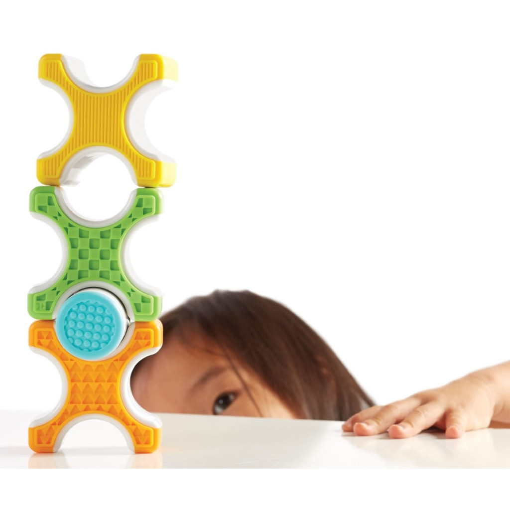 Конструктор Guidecraft Grippies Stackers, 16 деталей (G8313) - зображення 8