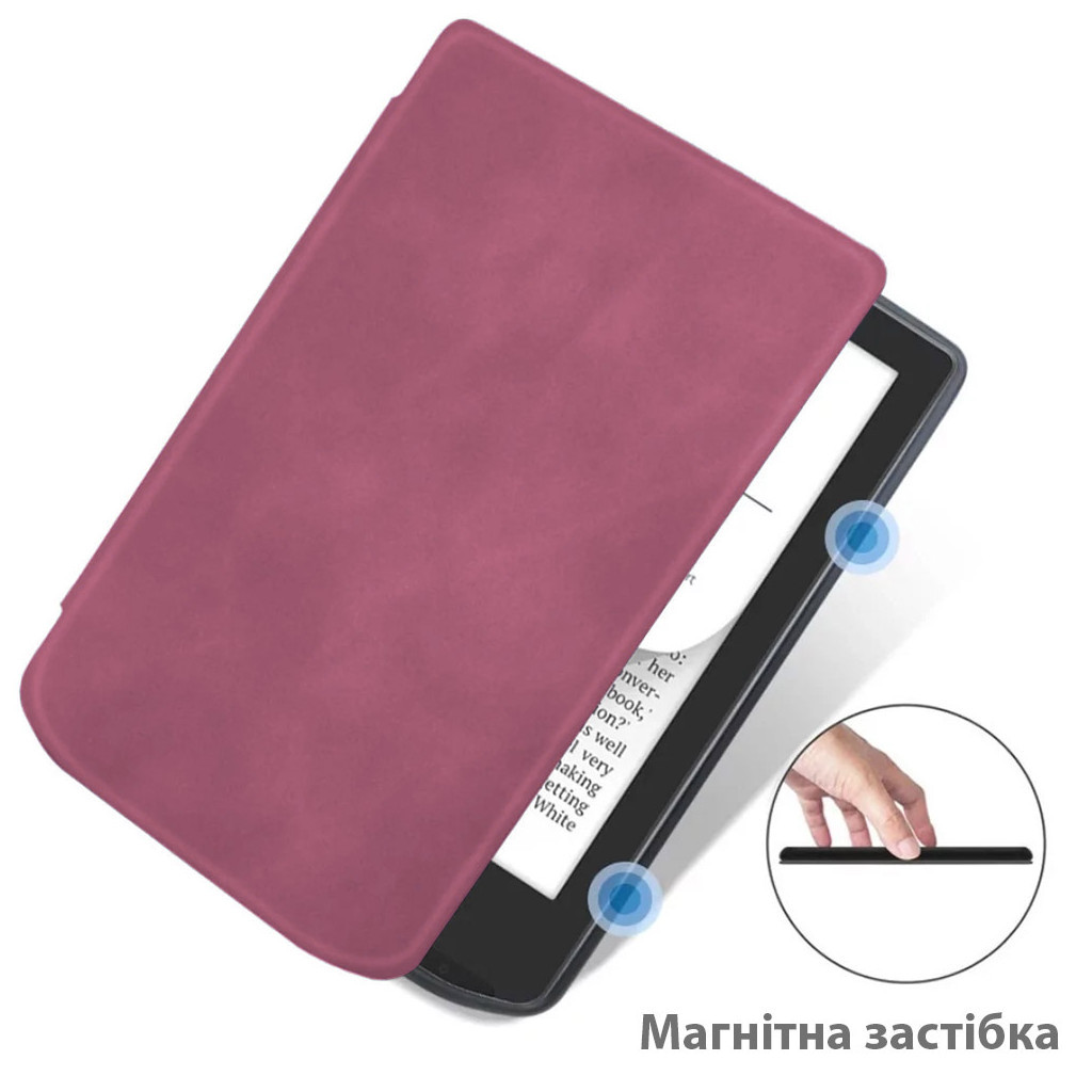 Чохол до електронної книги BeCover Smart Case PocketBook 629 Verse / 634 Verse Pro 6" Purple (710978) - зображення 3
